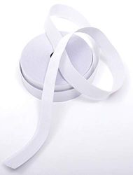 Trimz Elastic, White, 19mm x 10m