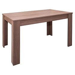 Dmora Tavolo allungabile Caladora, Consolle Estensibile Multiposizione, Tavolo da Pranzo con allunga, 140/190x90h77 cm, Rovere