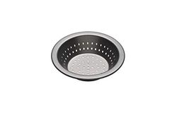 Kitchen Craft MasterClass Crusty Bake Individuele Ronde Taartvorm met Antiaanbaklaag, Ideaal voor Taartbodems, Vaatwasser-, Oven- en Koelkastbestendig, 10 x 3 Centimeter, Grijs, KCMCCB73