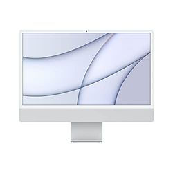 Apple 2021 Computer desktop all-in-one iMac con chip M1: CPU 8 core, GPU 8 core, display Retina da 24", 8GB di RAM, 512GB di archiviazione SSD. Compatibile con iPhone/iPad; color Argento