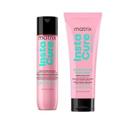 MATRIX - Routine Réparatrice - Shampoing + Masque Réparateur - Répare et Renforce les Liaisons, Adoucie et Lisse - Instacure Build-A-Bond