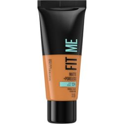 Maybelline Fit Me Foundation, Medium Coverage, Blendable With a Matte and Poreless Finish, For Normal to Oily Skin, Shade: 335 Classic Tan, 30ml