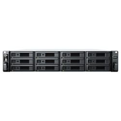 Synology RS2423RP+ (redundant power) 12-bay/AMD Ryzen V1780B/8GB DDR4/12 x 3.5" Hot-Swap/1x10GbE/2x1GbE/2xUSB 3.2/3Fan/RAID 0.1.5.6.10.Hybr
