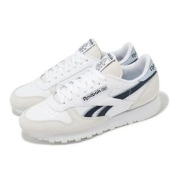 Reebok Unisex klassieke lederen sneaker, FTWWHT/PURGRY/PALBLU, 11 UK, Ftwwht Purgry Palblu, 45.5 EU