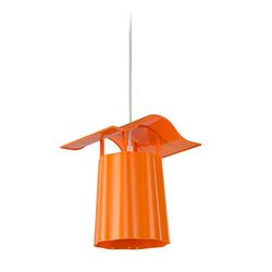 Homemania ASZ.0833 Hanglamp Tree Lantern Oranje van Polystyreen Kristal, 22 x 19 x 70 cm