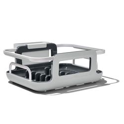 OXO Good Grips Over-the-Sink ALitreuminium Dish Rack, Grey