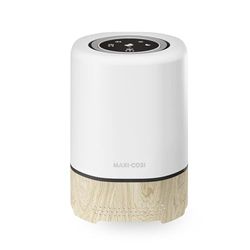 Maxi-Cosi Clean 3-in-1-luchtreiniger, HEPA-luchtreiniger voor babykamer (H13), Vanaf geboorte, HEPA 13-allergieluchtreiniger, Deel van Maxi-Cosi Connected Home - compatibel met Alexa/Google Assistant