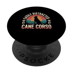 Easily Distracted By Cane Corso Love PopSockets Adhesive PopGrip