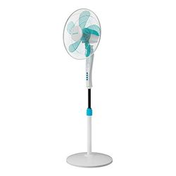 Cecotec Staande Ventilator EnergySilence 530 Power Connected White. 50 W, 5 messen met een diameter van 30 cm, 3 snelheden, kopermotor, oscillerend, afstandsbediening, 2 uur timer, wit