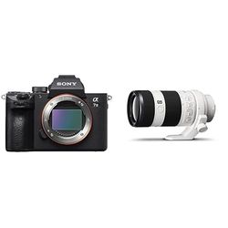 Sony Alpha 7 III Fotocamera Mirrorless Full-Frame + Sony SEL-70200G - Teleobiettivo con Zoom 70-200mm F4