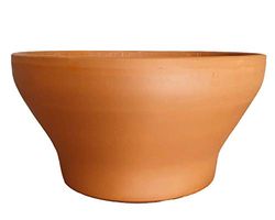 CIOTOLE IN TERRACOTTA (10 PEZZI) + SOTTOVASI IN TERRACOTTA (10 PEZZI), VASO: DIAMETRO CM. 19, ALTEZZA CM. 11. FIORIERA IN COTTO PIANTE GRASSE SUCCULENTE CACTUS