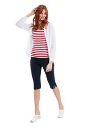 Armor Lux Women's Lux Capri Pants, Rich Navy, 16 UK/Short
