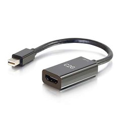 C2G 20CM Mini DisplayPort/Thunderbolt 2 manspersoon to HDMI vrouwtje Passive Adapter Converter - 4K 30Hz...