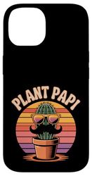 Plant Papi - Pianta grassa e cactus, colore: nero Custodia per iPhone 14