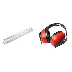 Carson MagniRead loupe réglette, grossissement de 1,5X (MR-25) & Silverline 633815 Casque Anti-Bruit SNR 27 DB
