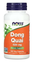Now Foods - DONG QUAI 520 MG | Dong Quai cápsulas | 520 mg - 100 cápsulas veganas