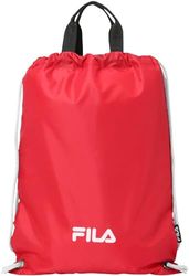 FILA Unisex LODI dragsko gymväska ny logo ryggsäck, äkta röd, Äkta röd, 36x0.5x47 cm