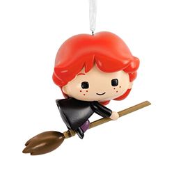 Hallmark Harry Potter Ron Weasley sobre Escoba Adorno navideño