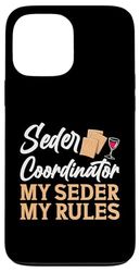Seder Coordinator Jewish Food My Rules Passover Leader Case for iPhone 13 Pro Max