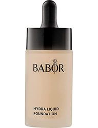 BABOR MAKE UP Hydra Liquid Foundation, flytande foundation med medelopacitet, för torr hud, innehåller fuktgivande serum, 30 ml