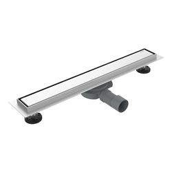 Ibergrif M42001-50 Canaleta de Ducha de Acero Inoxidable, Desagüe de Ducha con Antiolores y Filtro de Pelo, Drenaje Rápido, 50 cm