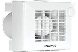 Vortice 11201 M100/4 inch afvoerventilator voor aan de muur, wit