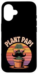 Plant Papi - Pianta grassa e cactus, colore: nero Custodia per iPhone 16