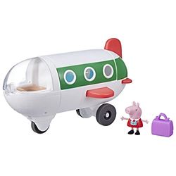 Peppa Pig Peppa’s Adventures, en Avion Peppa, Jouet préscolaire Qui Roule Vraiment, Unisex Children,1 Figurine et 1 Accessoire, dès 3 Ans