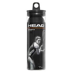 HEAD Start Bola de Squash, adultos unissexo, preto, tamanho único