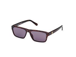 Guess Gu00085, Occhiali da Sole Uomo, Dark Havana (Marrone), 140/16/35