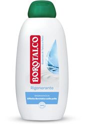 Borotalco Odmładzający żel pod prysznic esencja talku i paproci, żel pod prysznic, formuła regenerująca, codzienny rytuał, efekt Borotalco na skórze, testowany dermatologicznie, butelka 600 ml