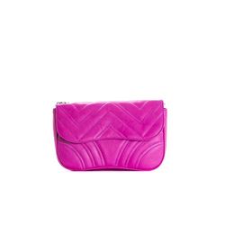 L’Intervalle Coralie, Bolso para Mujer, Fuchsia Leather, Mediano