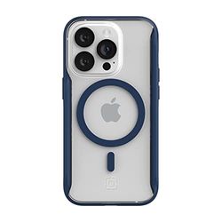 Incipio AeroGrip per MagSafe Series Custodia per iPhone 14 Pro, sottile, sagomata e incredibilmente protettiva - Midnight Navy/Trasparente (IPH-2021-MDNYC)