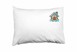 Bona Basics, Funda de cojín Decorativa, decoración del hogar, para sofá, cafetería, Tamaño: 50x35 cm, Color: Blanco