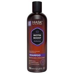 HASK Biotin Boost Shampoo, thickening for all hair types, colour safe, and cruelty-free - 1 355mL Bottle