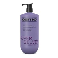 OSMO Super Silver Shampoo | Violet Pigment | No Yellow or Brass | Purple Toning for Ashy Results | Vegan. 1000ml