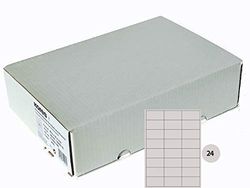 Kores Universal Printer Labels 70 x 37 mm 500 Sheets in White