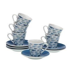 Versa vis koffie kopjes set porselein