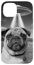 Divertente rapimento alieno Selfie Dog Meme Custodia per iPhone 14