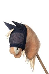 HKM Hobby Horsing Masque anti-mouches Bleu foncé Taille unique