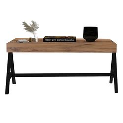 WELL HOME MOBILIARIO & DECORACIÓN Bijzettafel, 100% spaanplaat met melaminecoating, kleur: Atlantic Black