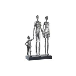 FIGURA RESINA 26X11,5X41,5 FAMILIA PLATEADO