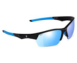 Vola Beyond bril blauw + 2 glazen, volwassenen, unisex, zwart, eenheidsmaat