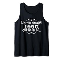 Birthday Vintage 1990 Decorazione classica vintage originale Canotta