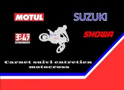 Carnet suivi entretien motocross