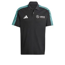 adidas För Män MERCEDES - AMG PETRONAS FORMULA ONE TEAM DNA POLO MEN, black/white, XS