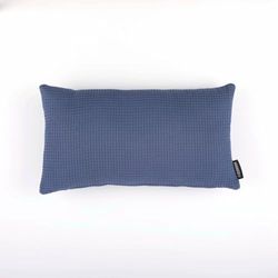 Belum Kussensloop, wafelpatroon, blauw, 30 x 50 cm