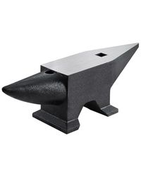 VEVOR Enclume de Forgeron en Acier Dur 60 kg Enclume en Métal Dureté 55 HRC Enclume aux Forges 2 Cornes Traitement de Surface Grand Comptoir Parfait pour les Forgerons de Métaux Rivetage Aplatissement