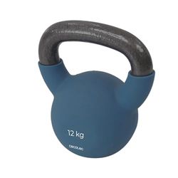 Cecotec 12 kg kettlebell trumfit KettleBell 12000 Neo. Neoprenbeläggning, gjutjärn, ergonomiskt grepp, estetisk design och lätt att rengöra, mått 19,6 x 16 x 22,8 cm