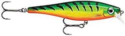 Rapala Bx Minnow-Material Cuerpo de Balsa-Señuelo Pesca en Agua Dulce, Unisex-Adult, Tigre de Fuego, 7 cm / 7 g